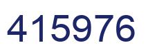 Number 415976 blue image