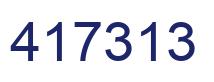 Número 417313 imagen azul