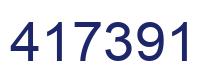 Number 417391 blue image