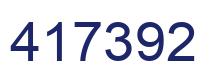 Número 417392 imagen azul