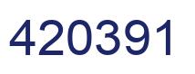 Número 420391 imagen azul