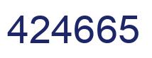 Número 424665 imagen azul