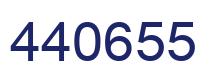 Number 440655 blue image