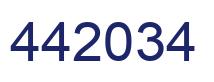 Número 442034 imagen azul