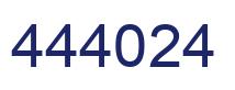 Número 444024 imagen azul