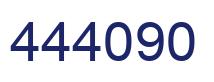 Number 444090 blue image