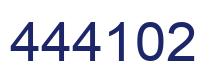 Número 444102 imagen azul