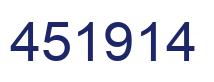 Número 451914 imagen azul