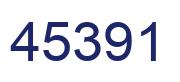 Number 45391 blue image
