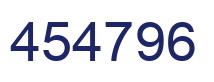 Number 454796 blue image