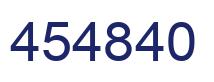 Number 454840 blue image