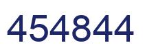 Number 454844 blue image