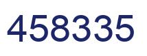 Número 458335 imagen azul