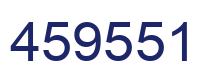 Number 459551 blue image