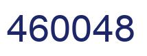 Number 460048 blue image