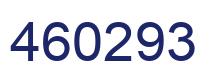 Number 460293 blue image