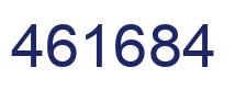 Número 461684 imagen azul