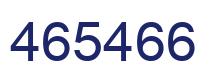 Number 465466 blue image