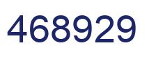 Número 468929 imagen azul