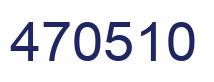 Número 470510 imagen azul