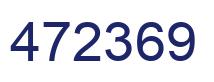 Número 472369 imagen azul