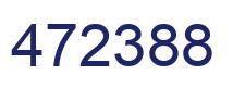 Number 472388 blue image