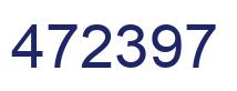 Number 472397 blue image