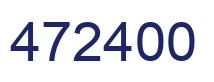 Number 472400 blue image