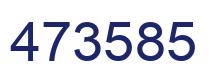 Number 473585 blue image