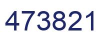 Number 473821 blue image