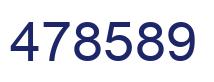 Number 478589 blue image