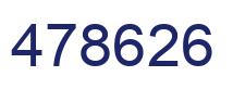 Number 478626 blue image
