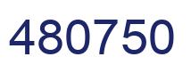 Número 480750 imagen azul