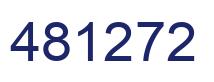 Number 481272 blue image