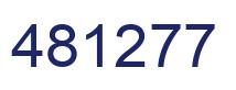 Número 481277 imagen azul