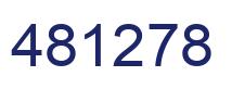 Number 481278 blue image