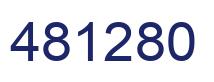 Número 481280 imagen azul
