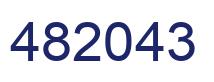 Number 482043 blue image