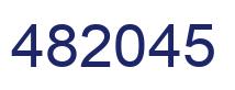 Number 482045 blue image