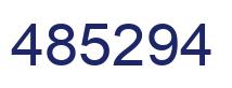 Número 485294 imagen azul