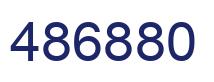 Number 486880 blue image