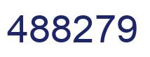 Number 488279 blue image