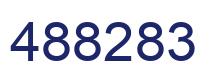 Number 488283 blue image