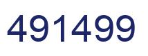 Number 491499 blue image