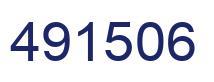 Number 491506 blue image