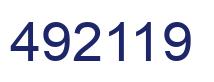 Número 492119 imagen azul