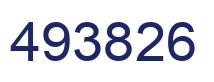 Number 493826 blue image