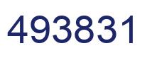 Number 493831 blue image