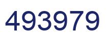 Número 493979 imagen azul