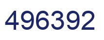 Number 496392 blue image